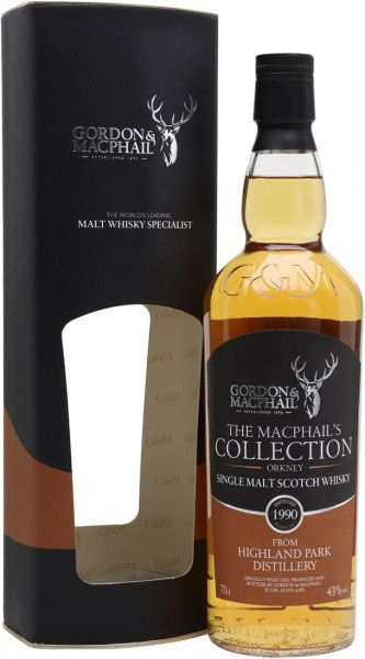 Виски "The MacPhail's Collection" from Highland Park, 1990, gift box, 0.7 л