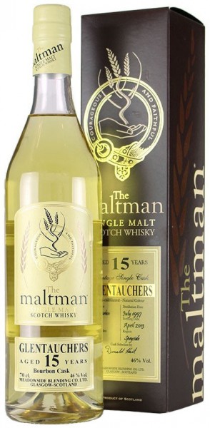 Виски "The Maltman" Glentauchers 15 Years Old, gift box, 0.7 л