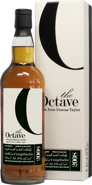 Виски "The Octave" Craigellachie, 6 Years Old, 2008, gift box, 0.7 л