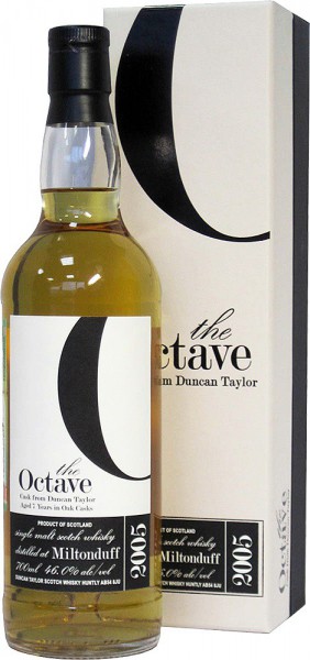 Виски "The Octave" Miltonduff, 7 Years Old, 2005, gift box, 0.7 л