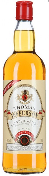 Виски "Thomas Jefferson" Blended Whisky, 0.7 л
