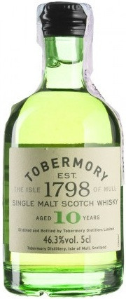 Виски "Tobermory" 10 Years Old (46.3%), 50 мл