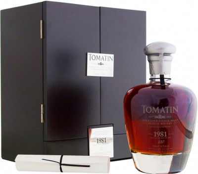 Виски Tomatin, Single Cask, 1981, gift box, 0.7 л