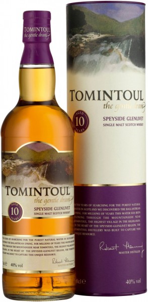 Виски "Tomintoul" 10 Years Old, gift box, 0.7 л