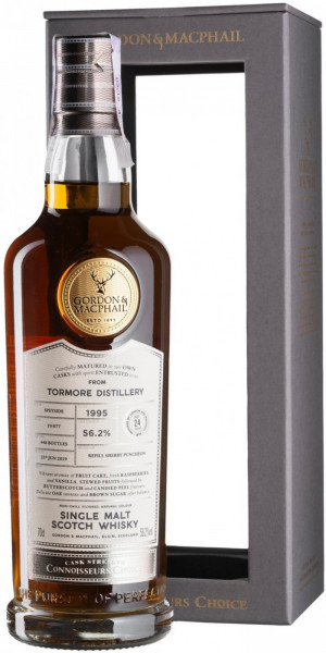 Виски Tormore "Connoisseur's Choice" Cask Strength (56,2%), 1995, gift box, 0.7 л