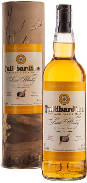 Виски "Tullibardine" Sauternes Finish, in tube, 0.7 л