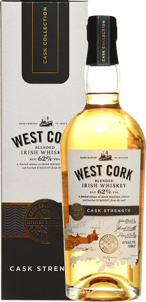 Виски "West Cork" Cask Strength, gift box, 0.7 л