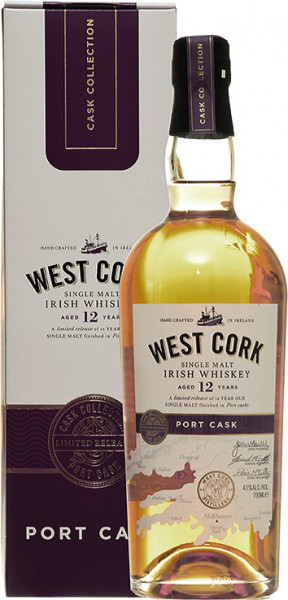 Виски "West Cork" Port Cask 12 Years, gift box, 0.7 л