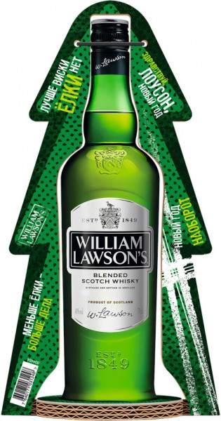 Виски "William Lawson's" (Russia), gift set "Spruce", 1 л