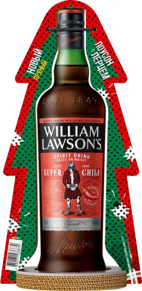 Виски "William Lawson's" Super Chili, gift pack "Spruce", 0.7 л