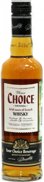 Виски "Your Choice" 5, With taste of Scotch Whisky, 0.5 л