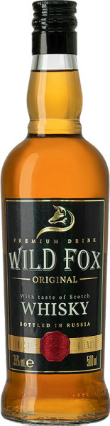 Висковый напиток "Wild Fox", With taste of Scotch Whisky, 0.5 л