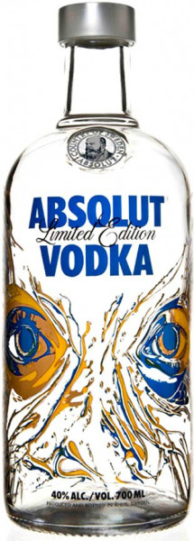 Водка "Absolut" Limited Edition, design by Ron English, 0.7 л