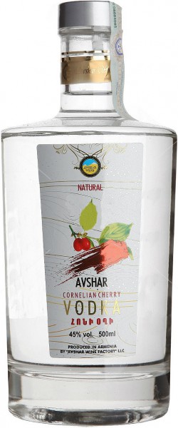 Водка "Avshar" Cornelian Cherry, 0.5 л