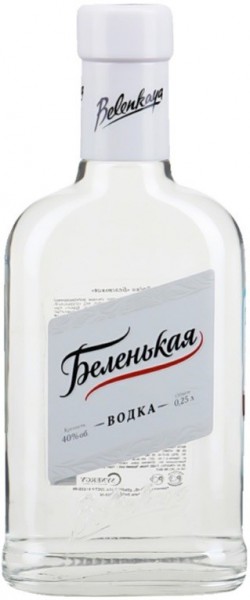Водка "Belenkaya", flask, 0.25 л
