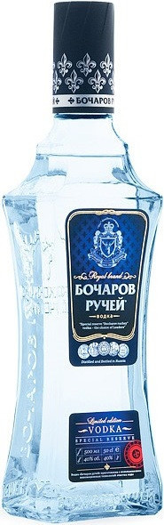 Водка "Бочаров Ручей" Специальный Резерв, 0.5 л