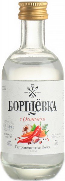 Водка "Borschevka" Hot Spiced, 50 мл