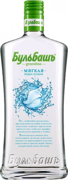 Водка "Bulbash Greenline" Soft, 0.5 л