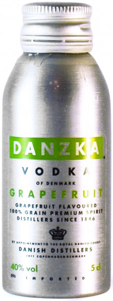 Водка Danzka Grapefruit, 0.05 л