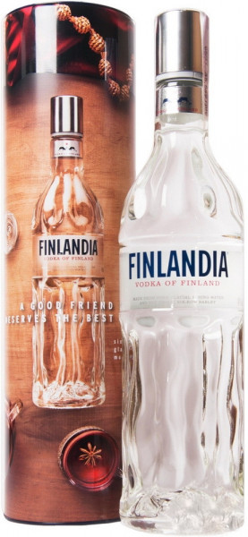 Водка "Finlandia", metal tube, 0.7 л