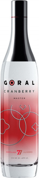 Водка "Goral" Master Cranberry, 0.7 л