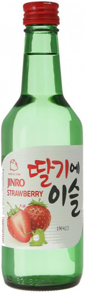 Водка "Jinro" Strawberry Soju, 0.36 л