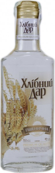 Водка "Khlibnij Dar" Pshenichnaya, 0.2 л