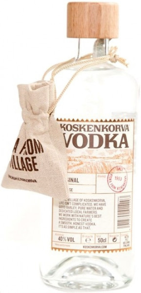 Водка "Koskenkorva", with a bag of barley, 0.5 л