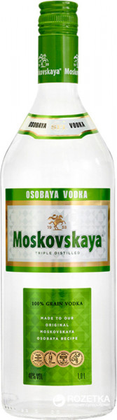 Водка "Moskovskaya" Osobaya, 1 л