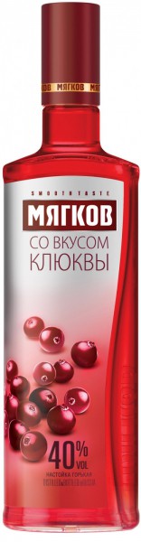 Водка "Myagkov" Cranberry, 0.25 л