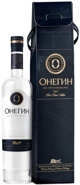 Водка "Onegin", gift box, 0.5 л