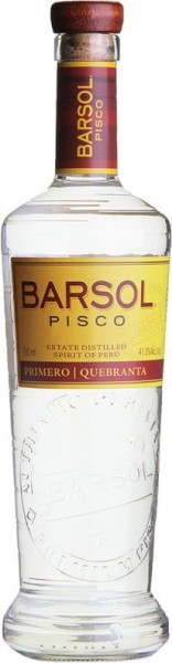 Водка Pisco "BarSol" Primero Quebranta, 0.7 л