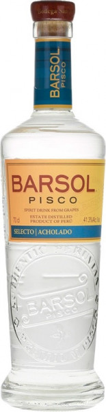 Водка Pisco "BarSol" Selecto Acholado, 0.7 л