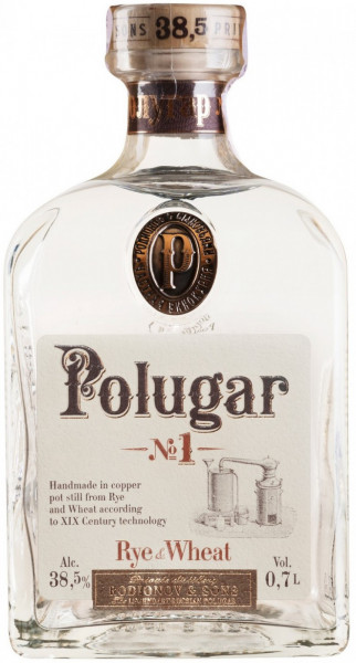 Водка "Polugar" №1, Rye & Wheat, 0.7 л