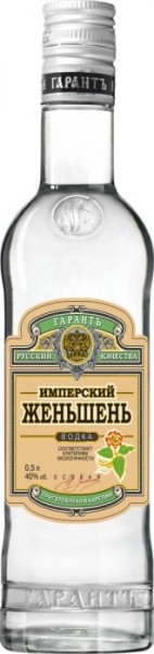 Водка "Russian Garant Quality" Imperial Ginseng, 0.5 л