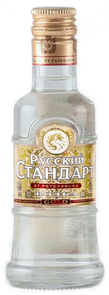 Водка "Russian Standard" Gold, 50 мл