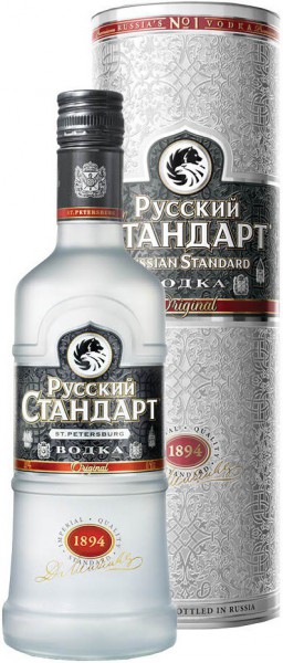 Водка "Russian Standard" Original, gift tube, 0.5 л
