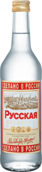 Водка "Русская крепость", 0.5 л