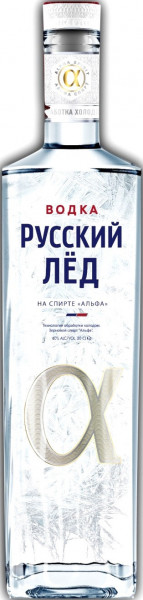 Водка "Русский Лед" Альфа, 0.5 л