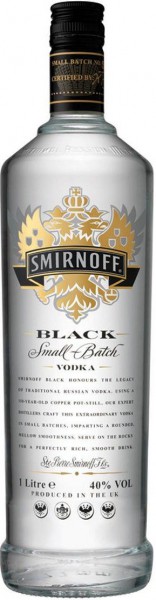 Водка "Smirnoff" Black, 1 л