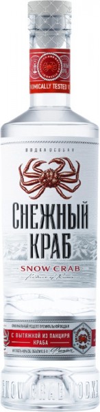 Водка "Snow Crab", 0.5 л