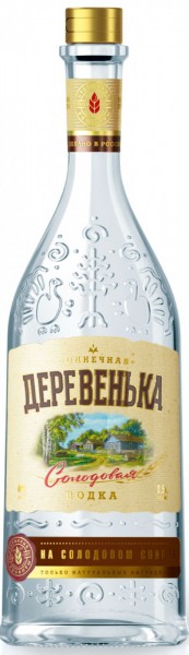Водка "Solnechnaya derevenka", 0.5 л