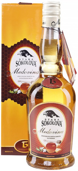 Водка "Stara Sokolova" Medovina, gift box, 0.7 л