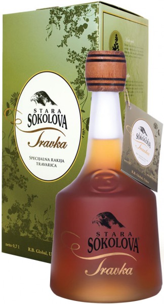 Водка "Stara Sokolova" Travka, gift box, 0.7 л