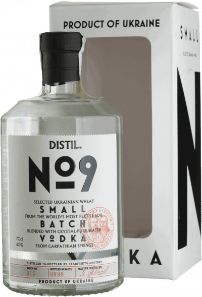 Водка Staritsky & Levitsky, "Distil. №9", gift box, 0.7 л