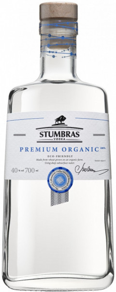 Водка "Stumbras" Premium Organic, 0.7 л