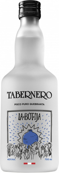 Водка Tabernero, "La Botija" Pisco Puro Quebranta, 0.7 л