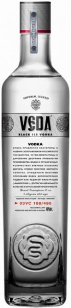 Водка "Veda" Black Ice, 0.5 л