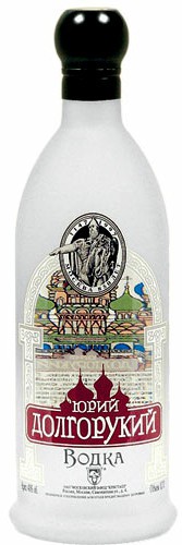 Водка Vodka Yuri Dolgorukij, 0.7 л