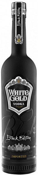 Водка "White Gold" Black Edition, 0.5 л